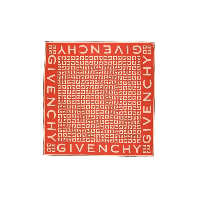 Givenchy 4G Logo Silk Scarf-0