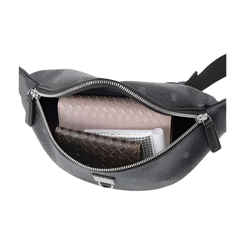 MCM Fursten Belt Bag Visetos Small Black-4