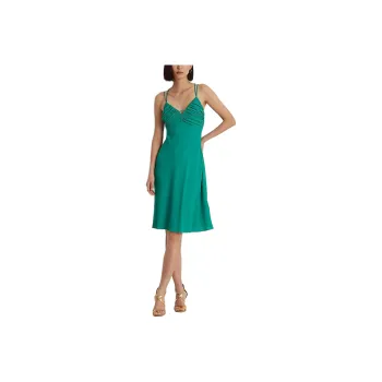 LAUREN RALPH LAUREN Slip Dress Women's Green