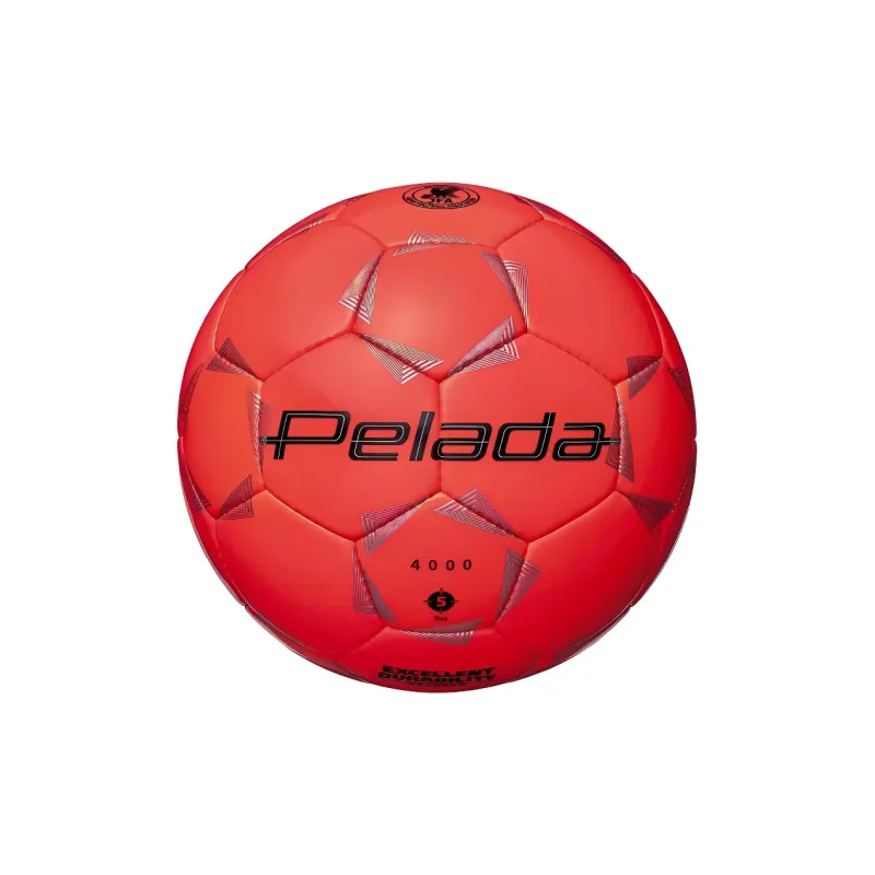 Molten Size 5 Soccer Synthetic Leather Machine Stitched Soccer Ball Unisex Red-0