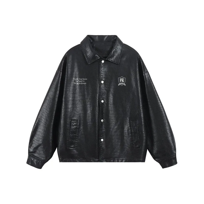 FAX FOR FMACM Leather Jacket Unisex-0