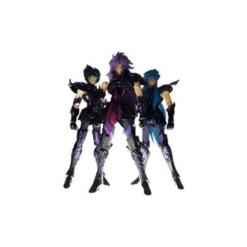 BANDAI Saint Seiya Main Characters Saint Cloth Myth EX Armor Capricorn Gemini Aquarius Destroyed Set Action Figures