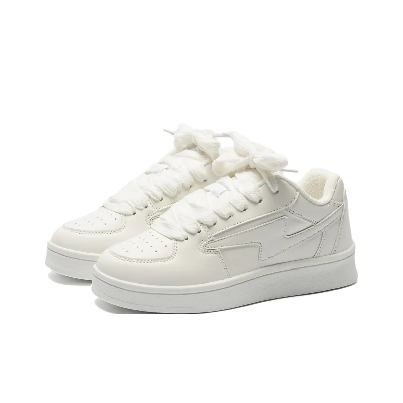 Circle Small Coverage Cushioning Abrasion Resistant Low Top Skateboard Shoes Unisex White Blue-12