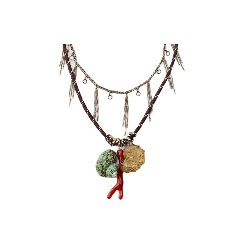 ZARA Polyester Necklaces Women's Gold-0