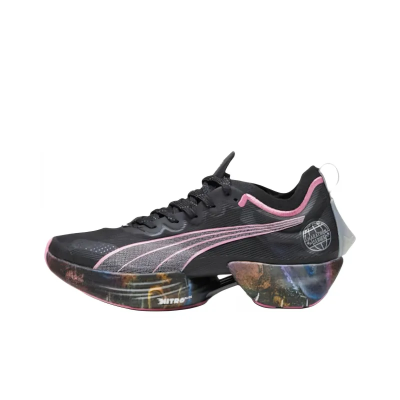 PUMA Fast R Nitro Elite 'Black Pink Multicolor' Women's-0