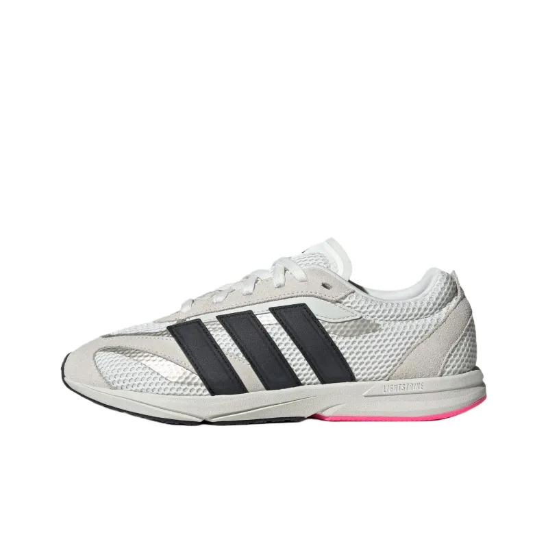 Adidas LIGHTBLAZE Wear resistant And Lightweight Low Top Casual Running Shoes Women's Jade White-0