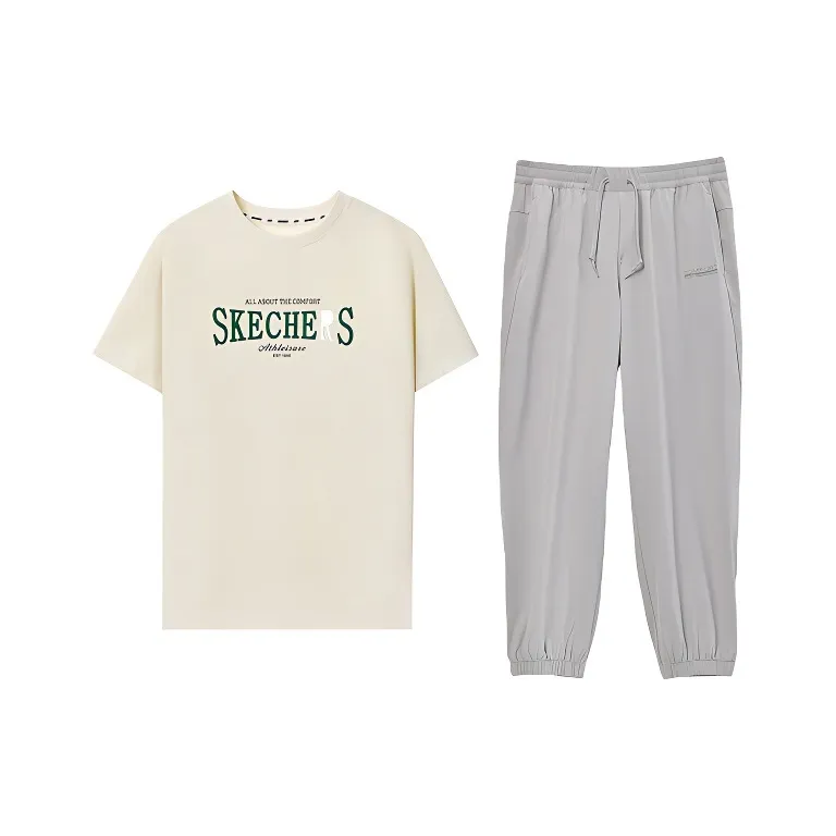 Skechers Basic Activity Collection Sports League Collection Casual Sportswear Men's 2 Piece Set-0