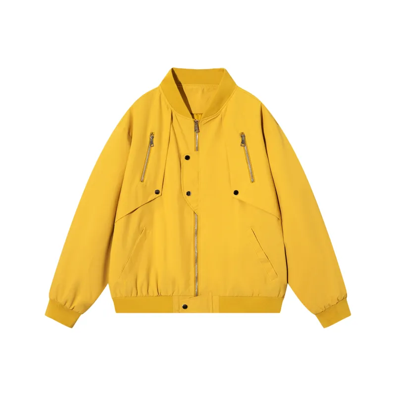 Yalu Jackets Coats Unisex Ginger Yellow-0