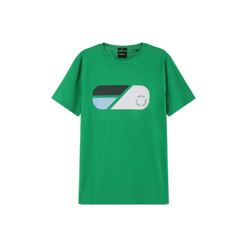 HUGO BOSS T Shirts Men Green-0