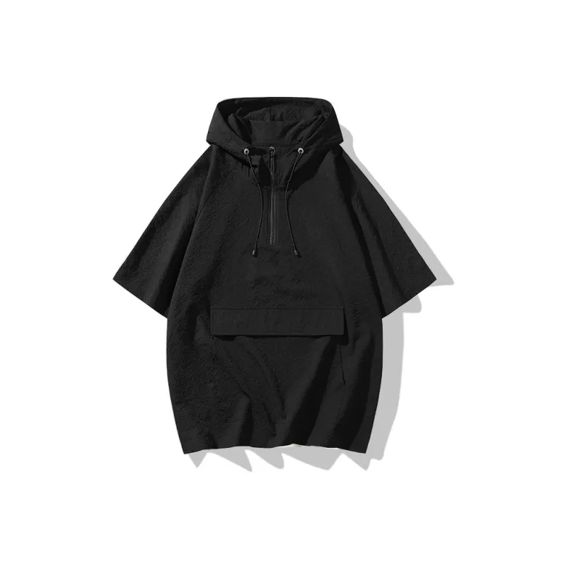 Warrior Huichao Riding The Wind Collection Casual Sportswear Unisex Black-1