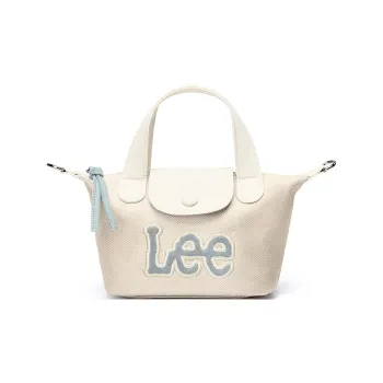 Lee Fabric Handbag Dumpling Bag Trumpets Women's Haze Blue/Barley Color/Fruit Green