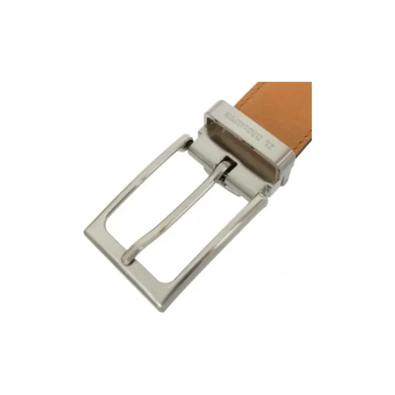 On Letter Design Leather Belts Unisex Orange Yellow Width 3CM-2