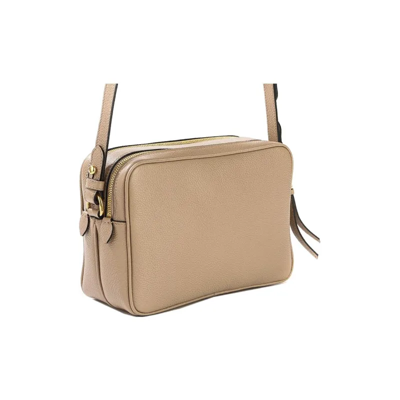 PRADA Cow Leather Crossbody Bag, Shoulder Bag Women's Nude Pink-3