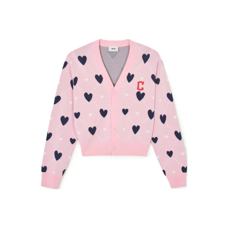 MLB SS24 Cleveland Guardians Knitwear Women's Pink-0