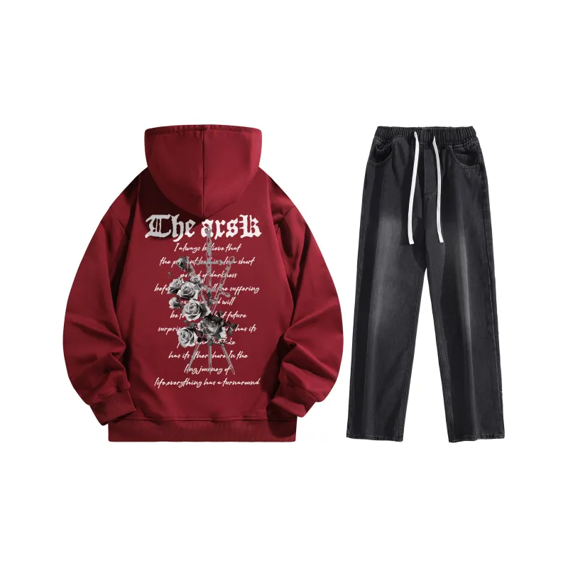 A.X.S.K Sweatshirt Sets Unisex-60