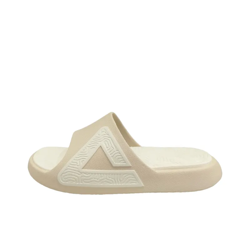 PEAK State Pole Classic Drag Slide Slippers Unisex White Light Khaki-10