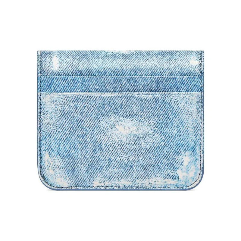 Balenciaga Lambskin Coin Purse, Card Holder Women's Blue-1