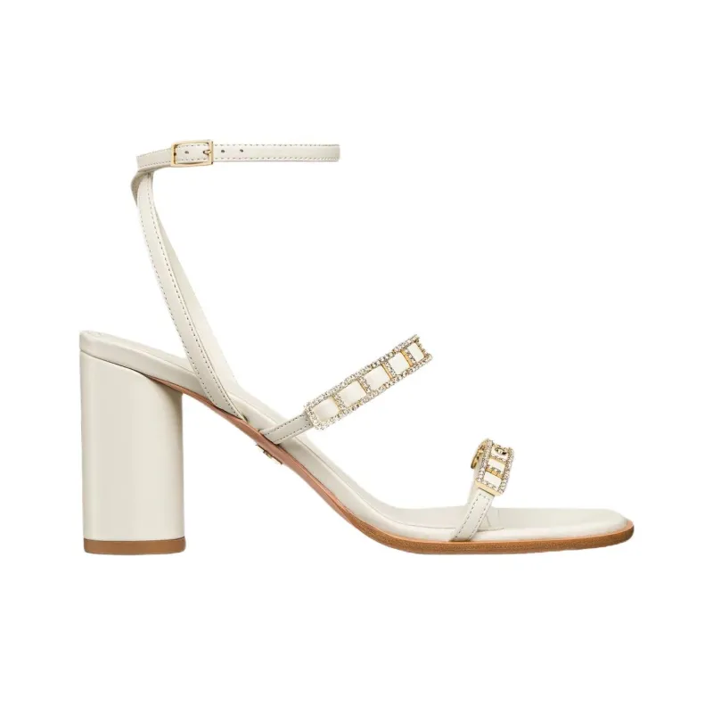 DIOR Diorissime One Strap Sandals 8cm Women's White-1