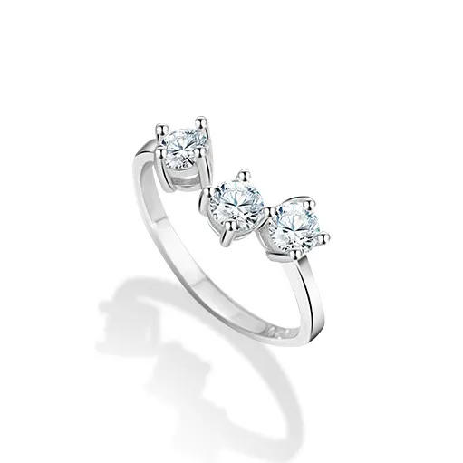 Happy Tide S925 Silver Rings Women's Silver-1