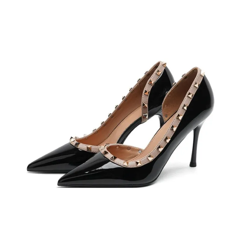 AGSDON Slim Heel High Heels 9cm Women's-1