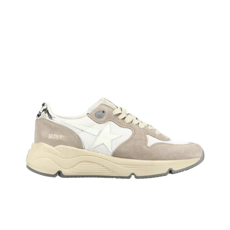 Golden Goose Running Sole Low Top Casual Shoes Women's Beige-1