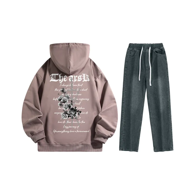 A.X.S.K Sweatshirt Sets Unisex-289