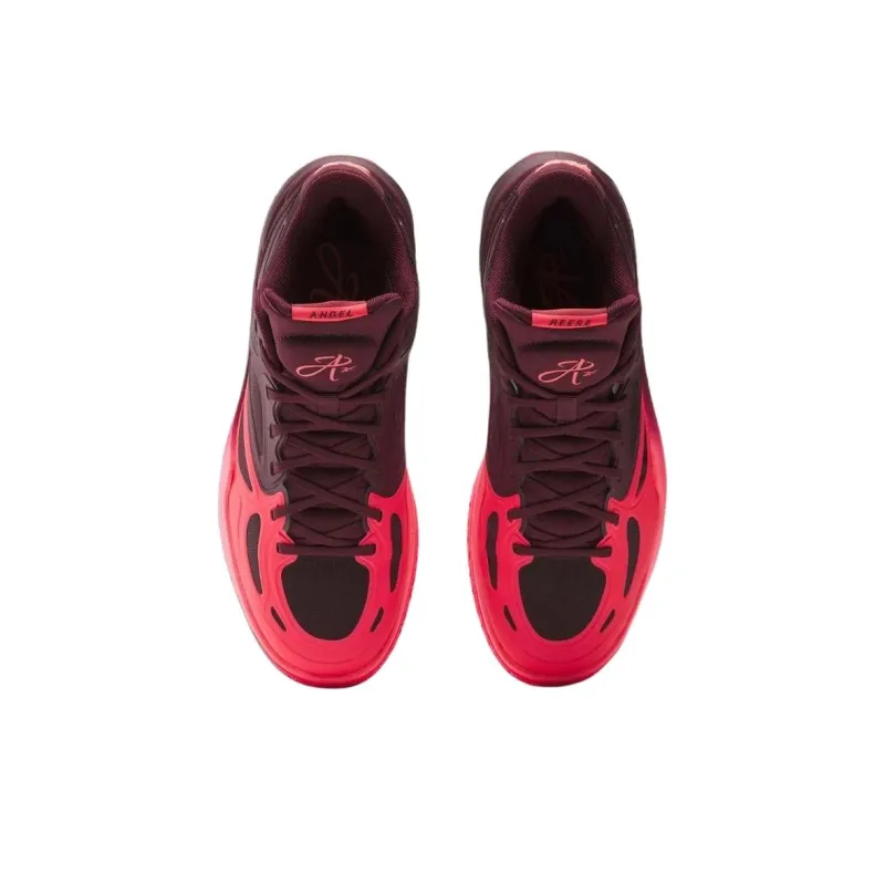 Angel Reese x Reebok Engine A Abrasion Resistant Low Top Basketball Shoes Unisex Black Pink-2