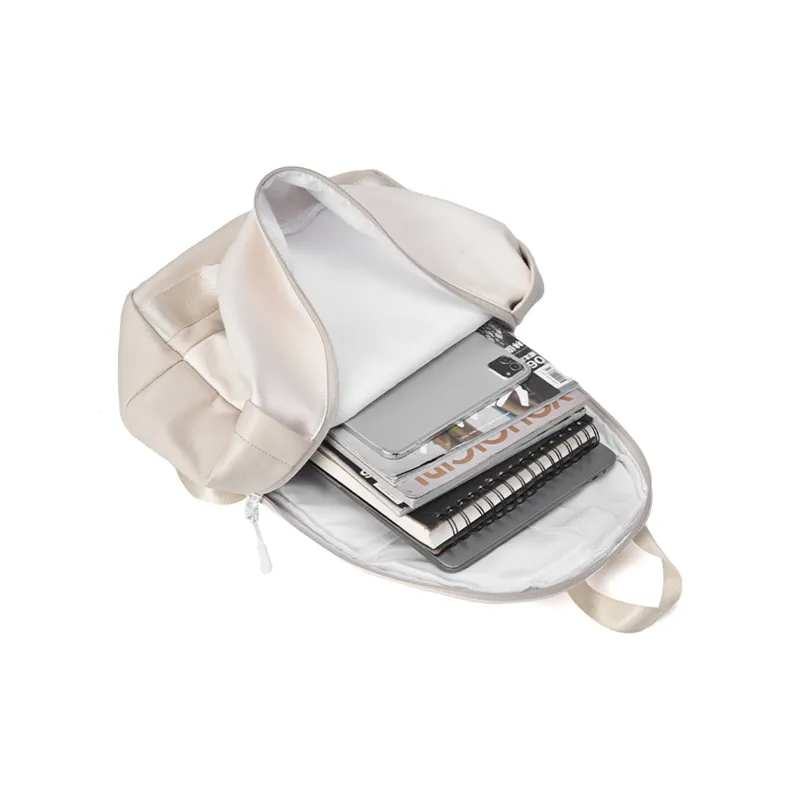 LOVVVVE PU Backpack Regular Unisex White-9
