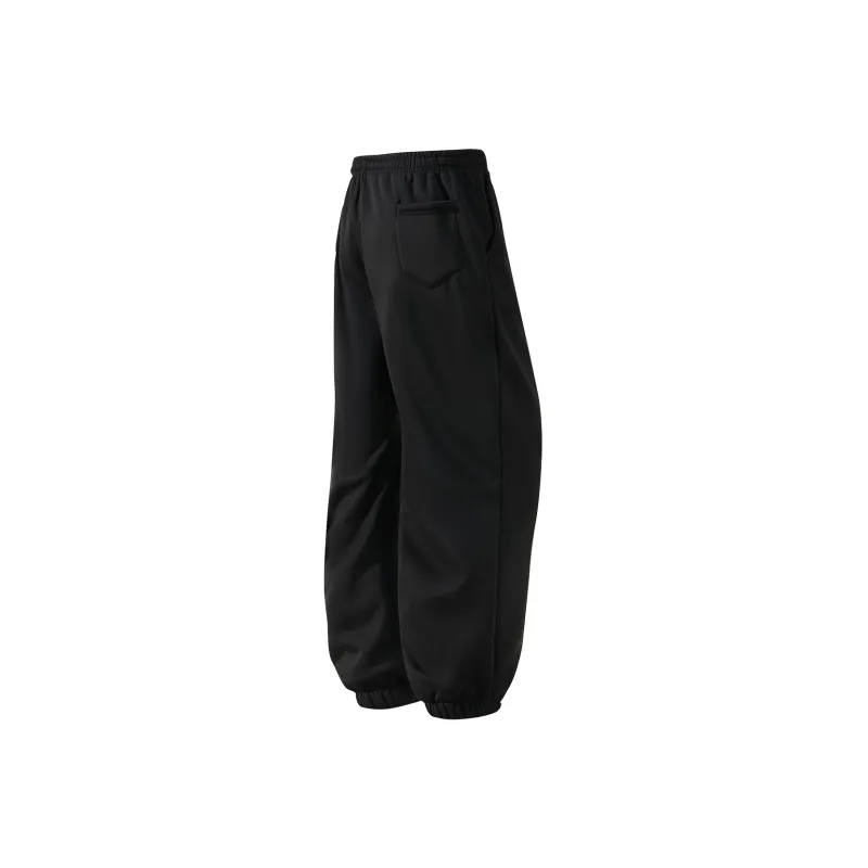 Small Columns Under The Sea Casual Pants Unisex Gray-1