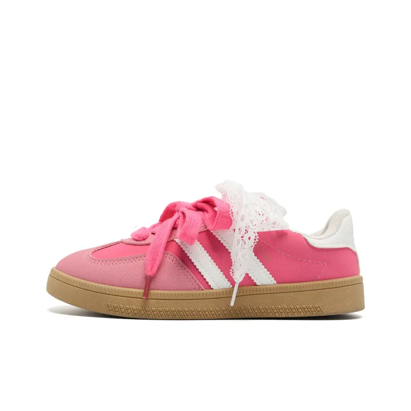 Circle Small Coverage Abrasion Resistant Lightweight Low Top Skateboard Shoes Women's-23