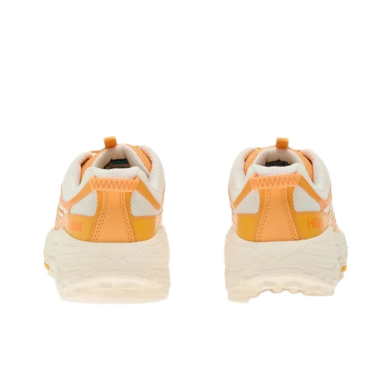 HOKA ONE ONE Mafate Three 2 Abrasion Resistant Low Top Casual Running Shoes Unisex Pink Orange-4