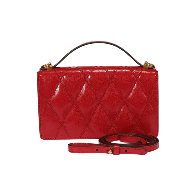 GIVENCHY GV3 Series Goatskin Portable Crossbody Bag Shoulder Bag Mini Women's Red-2