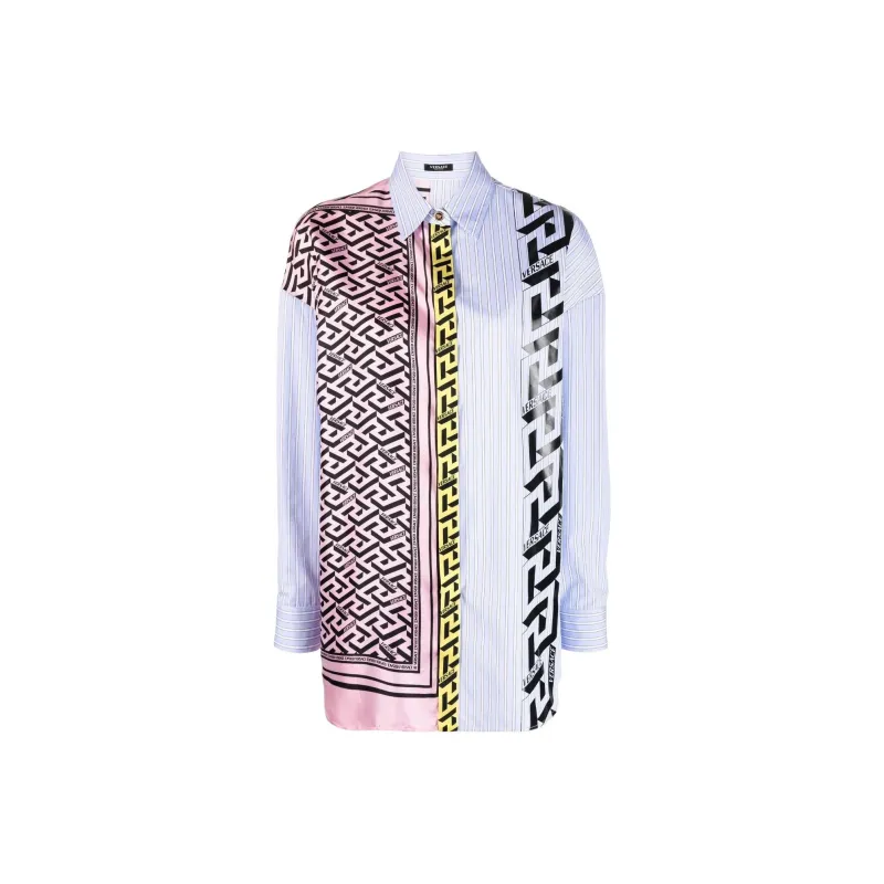 VERSACE Shirts Women's Blue-0