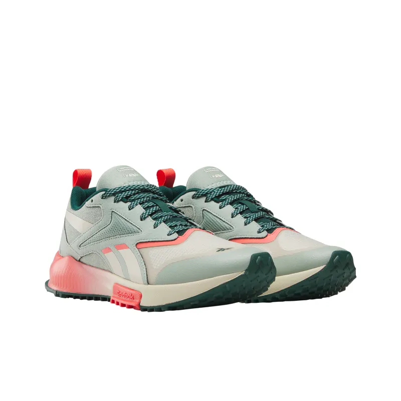 Reebok Wear Resistant Breathable Slip Resistant Low Top Running Shoes Women's Red Green-1