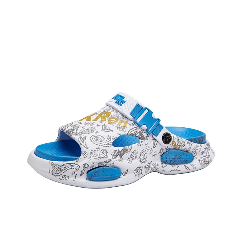 Budding Bear EVA Slip Resistant Odor Resistant Abrasion Resistant Slide Slippers Men's-6