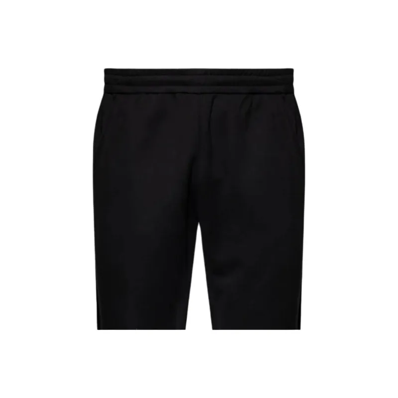 GIORGIO ARMANI Ribbed Ankle Logo Embroidered Sweatpants-2