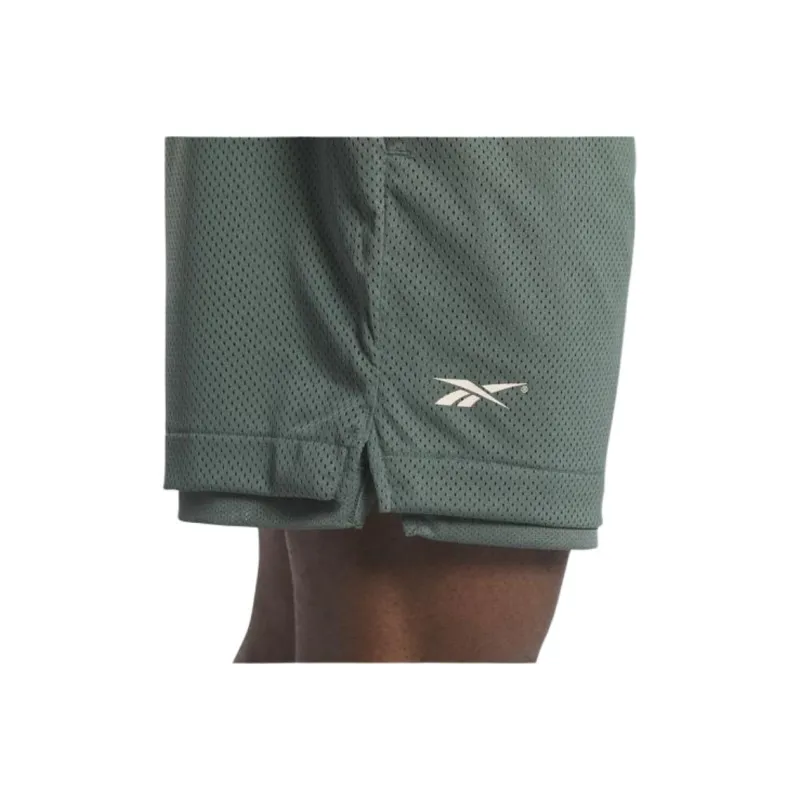 Reebok Basketball Shorts Men's Army Green-4