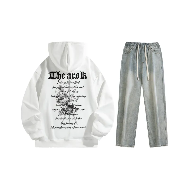 A.X.S.K Sweatshirt Sets Unisex-119