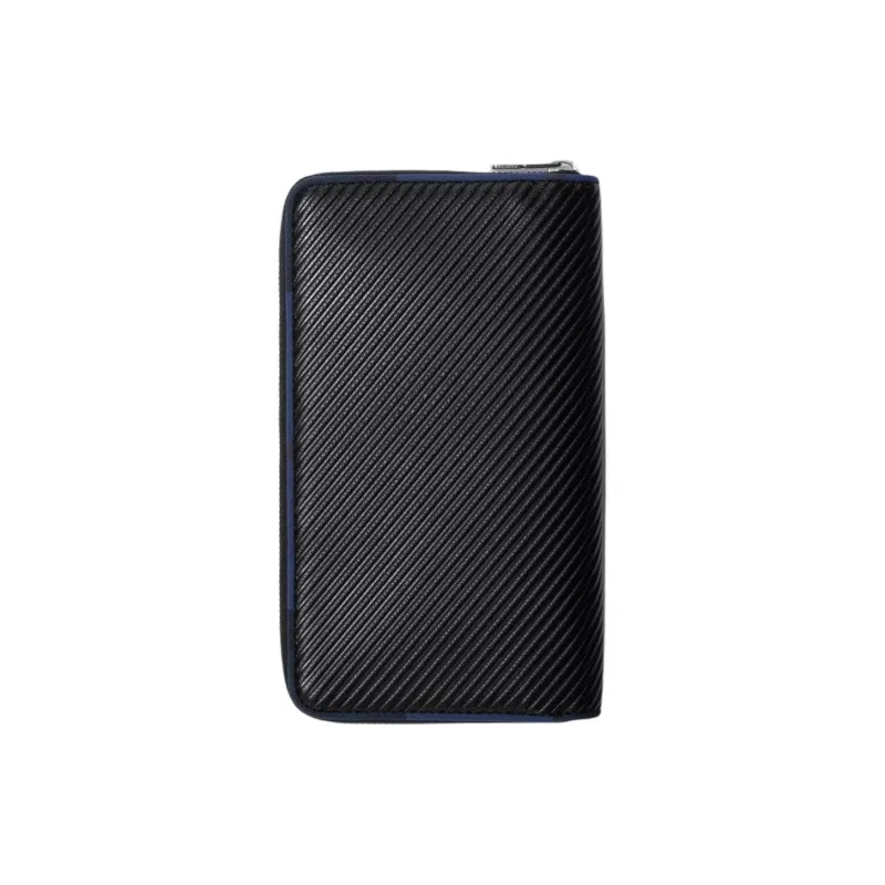 Burberry Calfskin Wallet Large Size Unisex Black-1