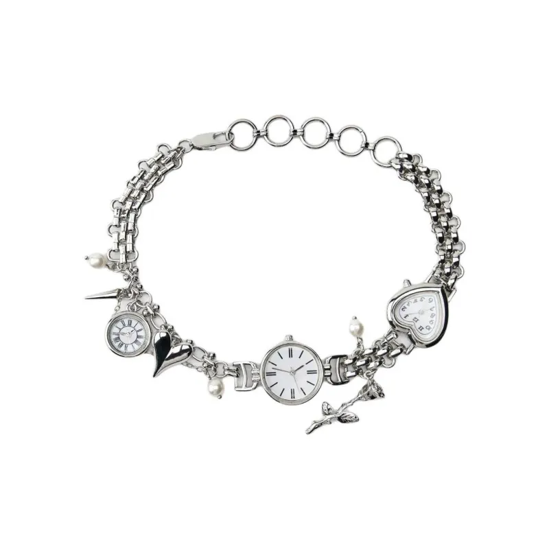 ZARA Metal Zinc Steel Acrylic Brass Necklaces Women's Silver-0