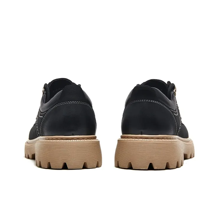 CAMEL Men's Casual Shoes Men Low Top Black, Earth Yellow-3