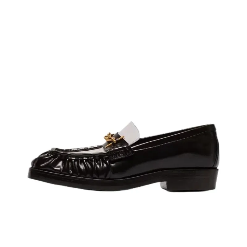 BALMAIN Sync Loafers 3.5cm Men's White & Black-0