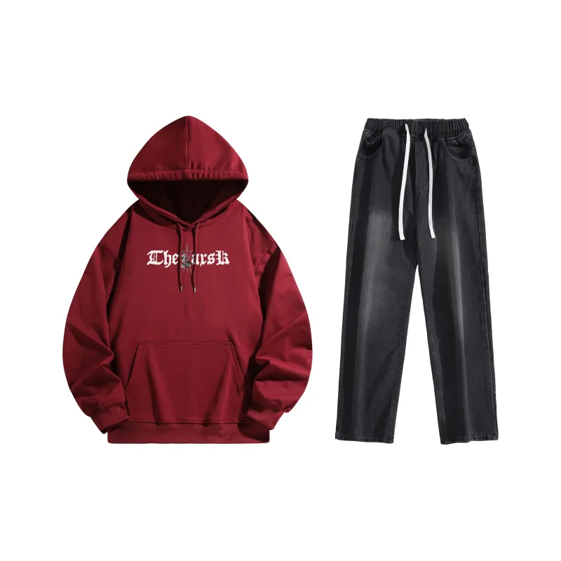A.X.S.K Sweatshirt Sets Unisex-61