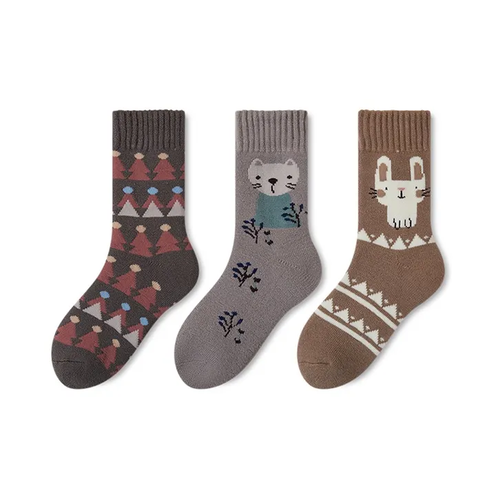 Moremoli Mid Calf Socks Women's 3 Pack-4