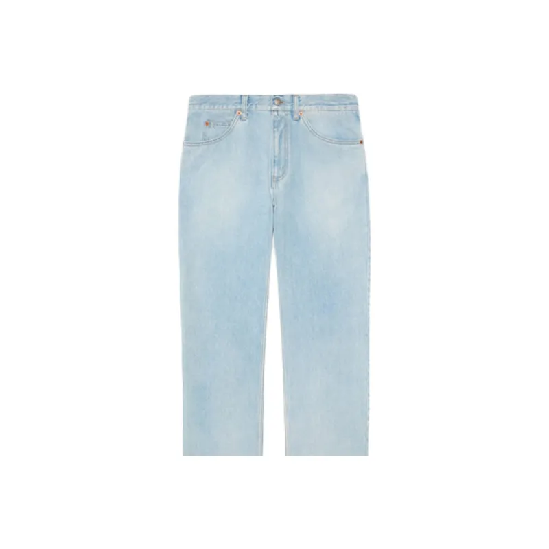 GUCCI Jeans Men Light Blue-5