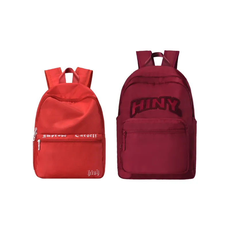 HINY Polyester Kids' Backpack, Mini Small Bag Unisex Red-14