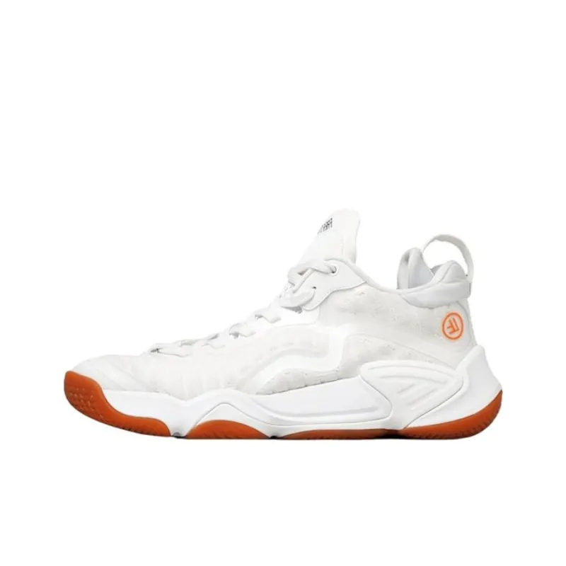 Sneaks & Feet x FREE TIE Cow Hoof 1.1 Abrasion Resistant Breathable Low Top Basketball Shoes Men's White-0