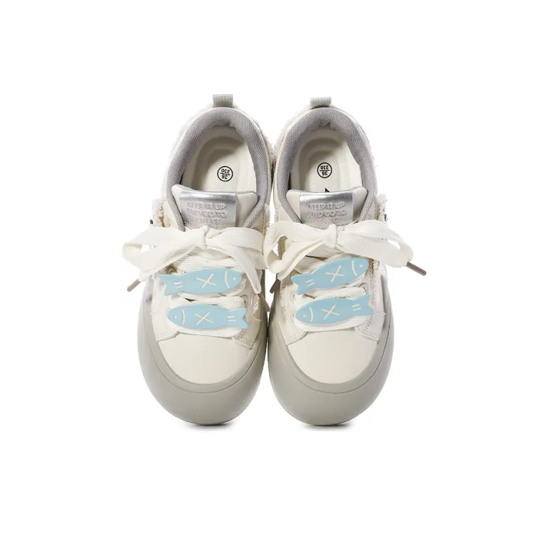 Lovely You Lightweight Anti-Slip Low-Top Skateboard Shoes Women's-33