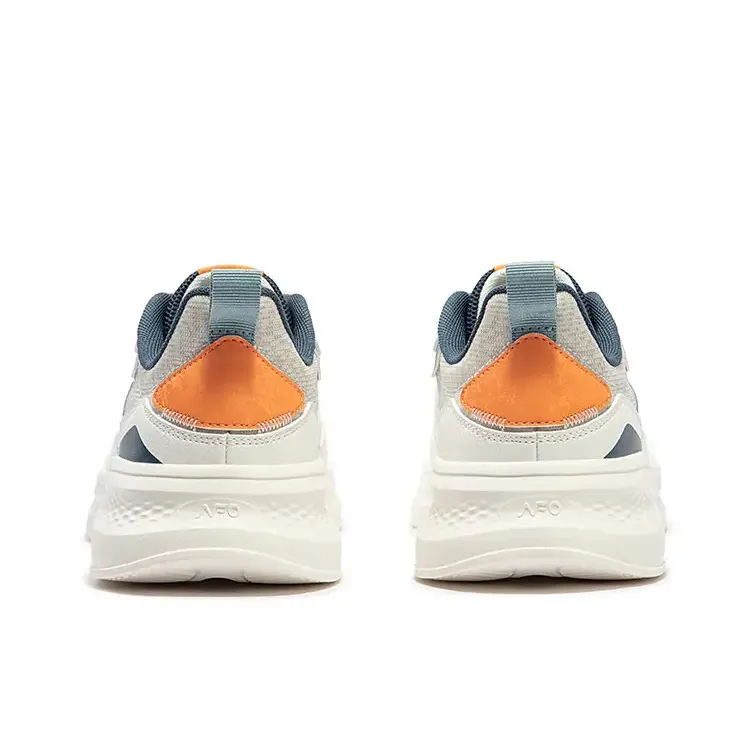 361° Lightweight Comfort Series Lightweight Comfort Durable Breathable Low Top Casual Shoes Men's White Blue-3