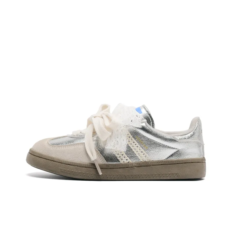 Circle Small Coverage Abrasion Resistant Lightweight Low Top Skateboard Shoes Women's-7